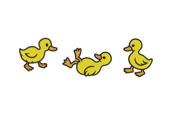 Baby Duckling Embroidery: A Sweet Touch for Handmade Gifts
