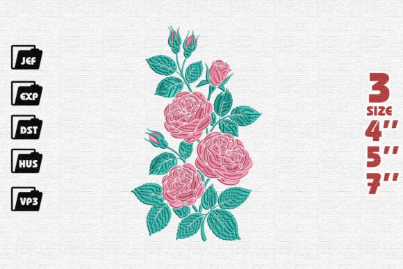 Classic Floral Roses Embroidery: A Designer’s Honest Review