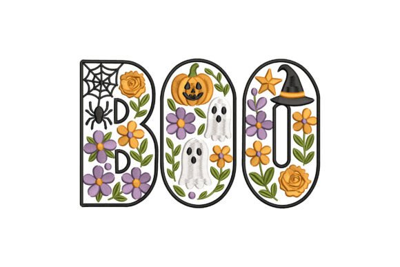 Floral Boo Ghost Embroidery: A Craft Fair Darling?