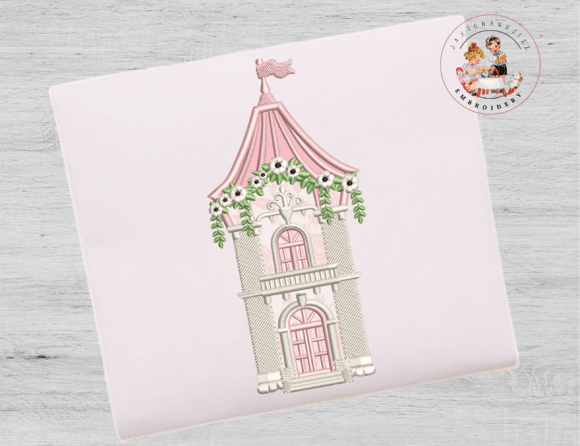 Princess Tower Machine Embroidery: A Seasonal Spark for Holiday Crafts