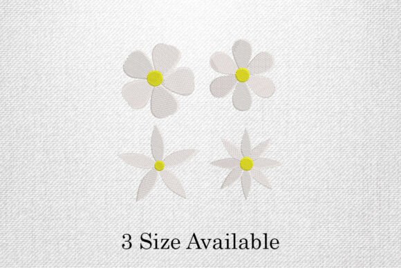 Simple Daisy Flower Embroidery Set: A Minimalist Touch for Real-World Projects