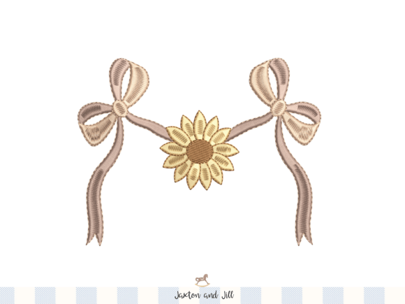 Sunflower Bow Embroidery Design Review for Small Business Branding